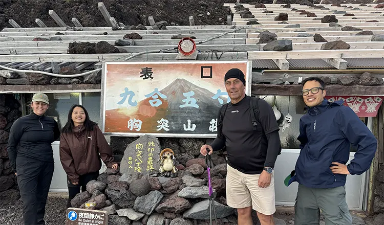 Resting at a mountain hut, day one