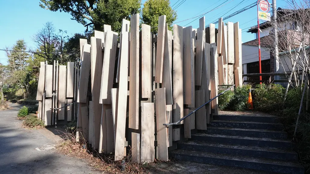 A Walk in the Woods designed by Japanese architect Kengo Kuma