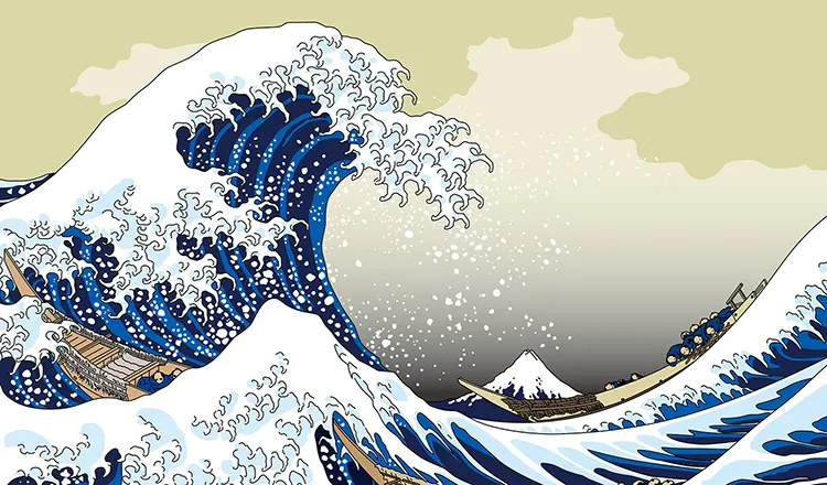 Hokusai Katsushika The Great Wave off Kanagawa