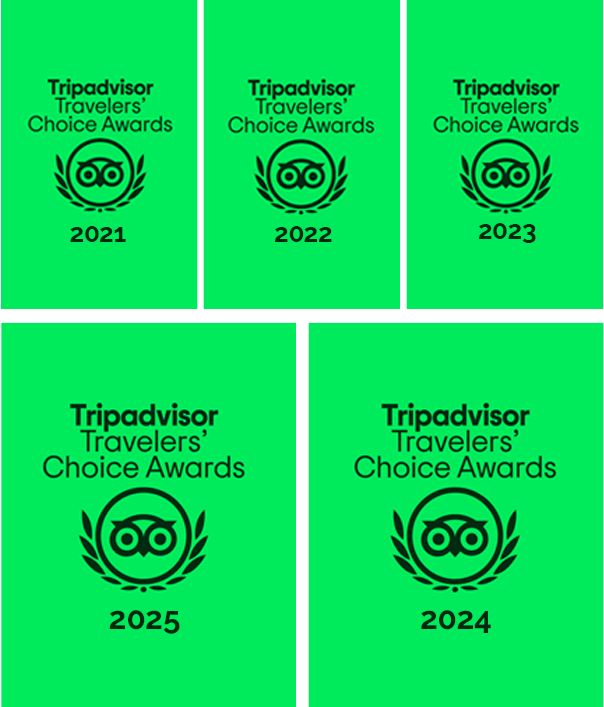 2021-2025 Travelers' Choice Award